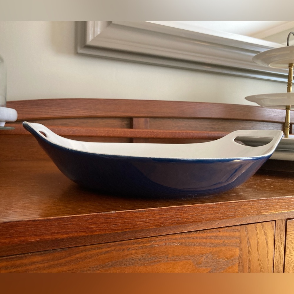 Copco vintage paella dish by Michael Lax for Denmark Modern Enamelware